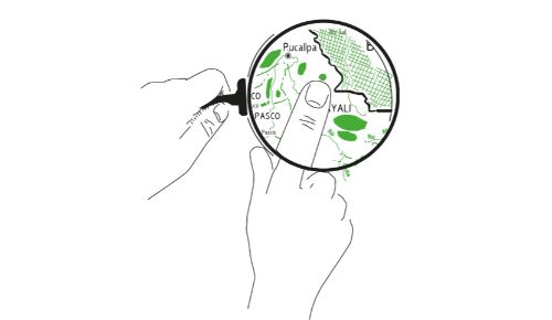 Un pequeño punto verde